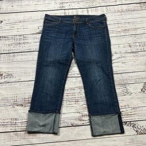 Kut from the Kloth Dark Blue Straight Leg Jeans